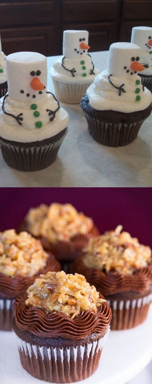 Fresh Luscious German Chocolate Cupcakes Pure Indulgence