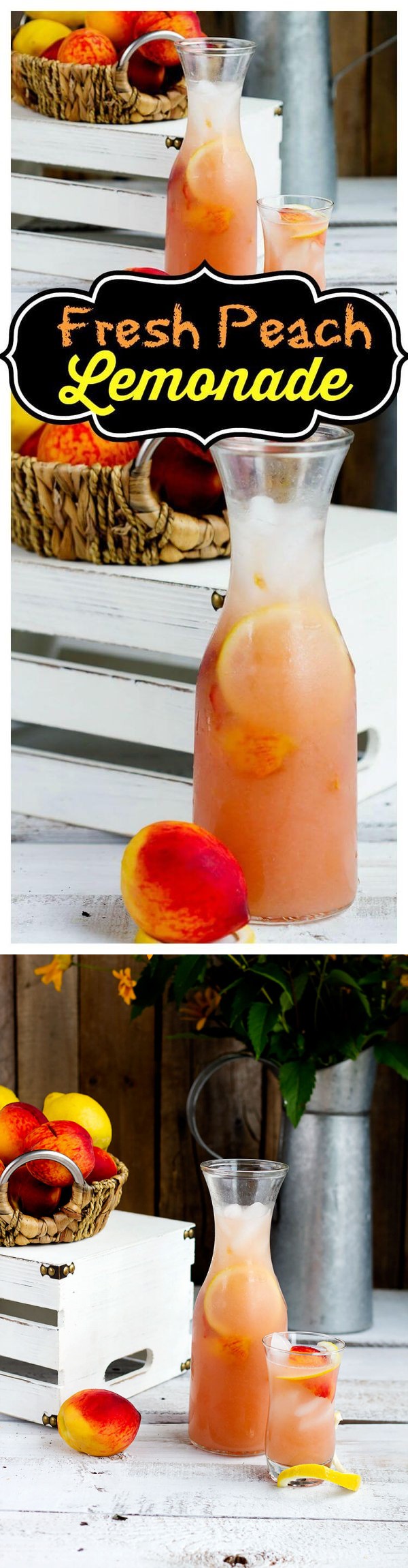 Fresh Peach Lemonade