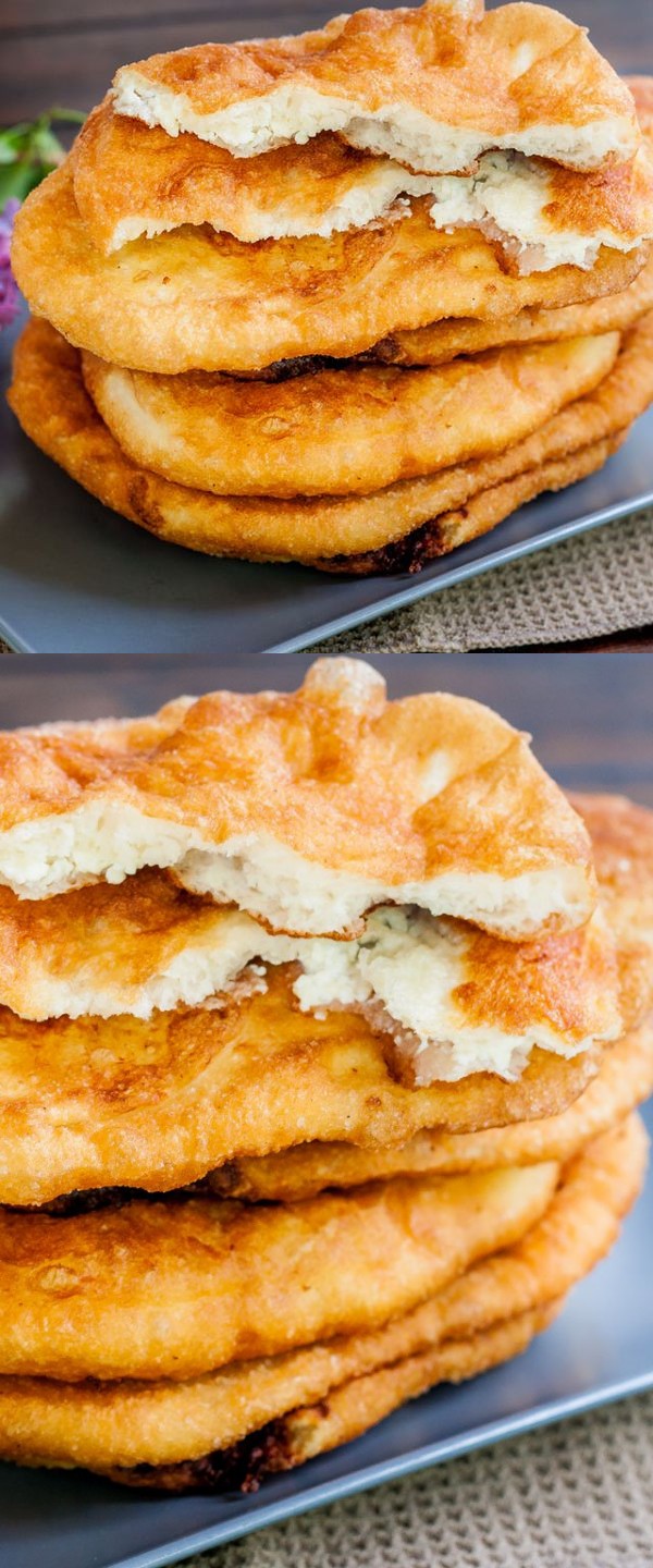 Fried Dough Filled with Feta Cheese a.k.a. 