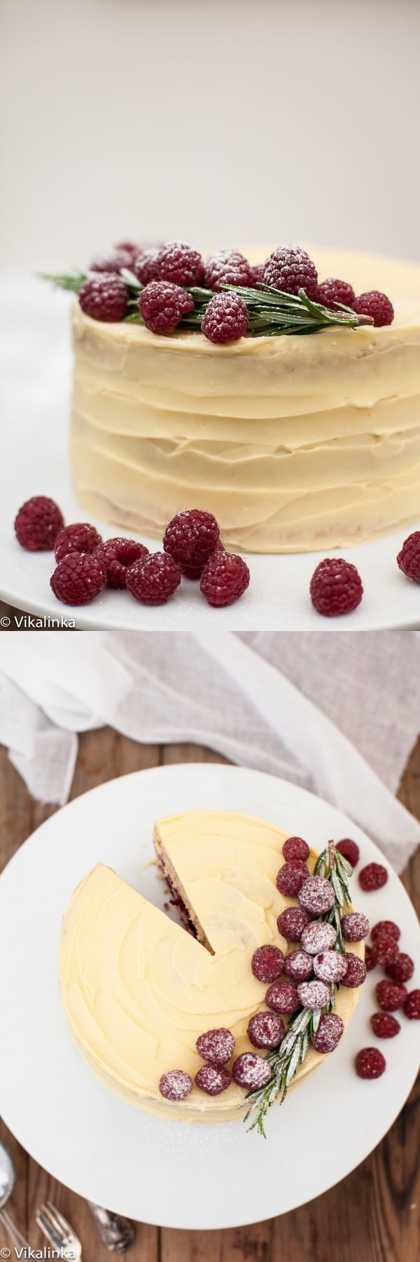 Frostbitten Raspberry Cake