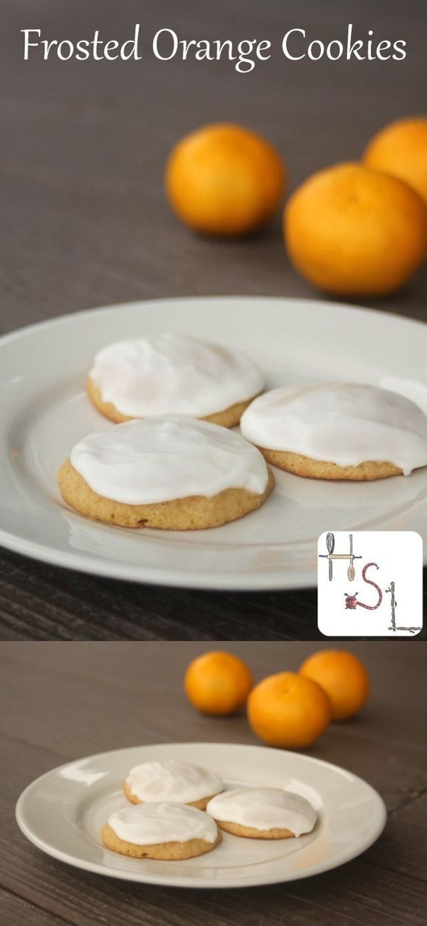 Frosted Orange Cookies