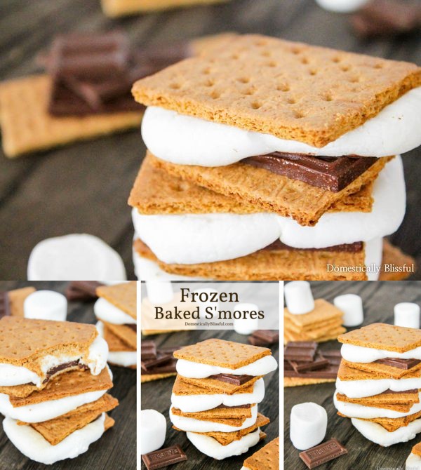 Frozen Baked S'mores