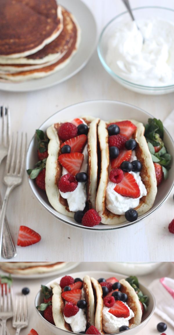 Fruity Pancake Tacos