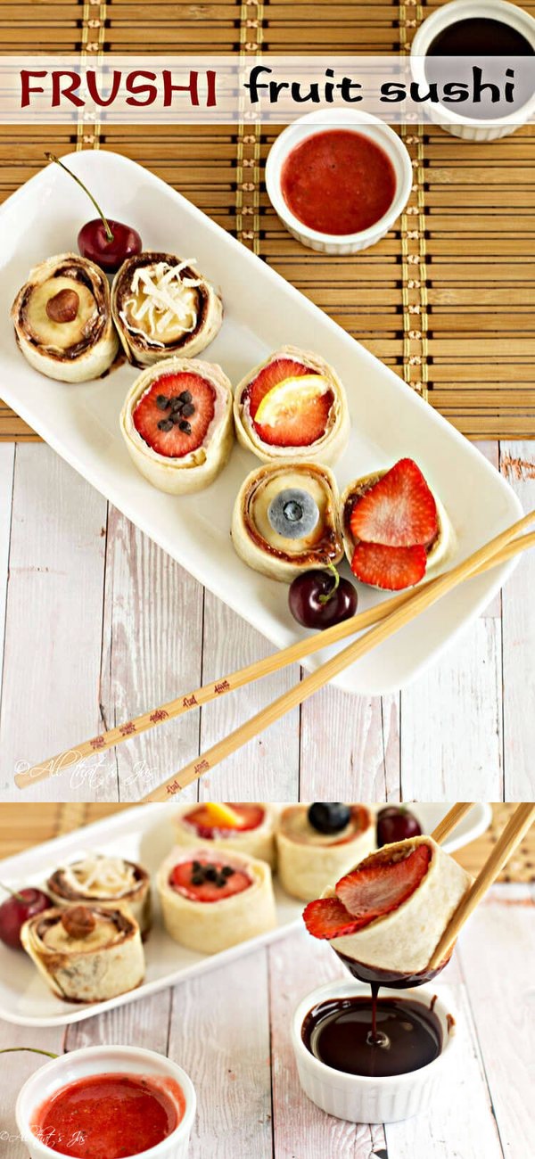 Frushi – fruit sushi