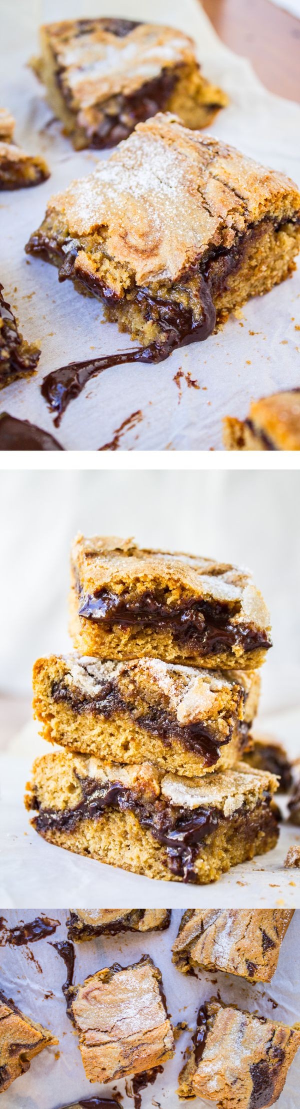 Ganache-Stuffed Peanut Butter Bars