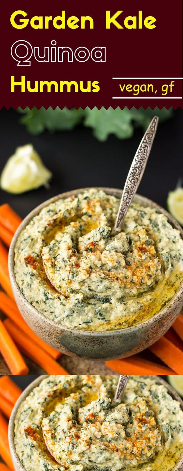 Garden Kale Quinoa Hummus