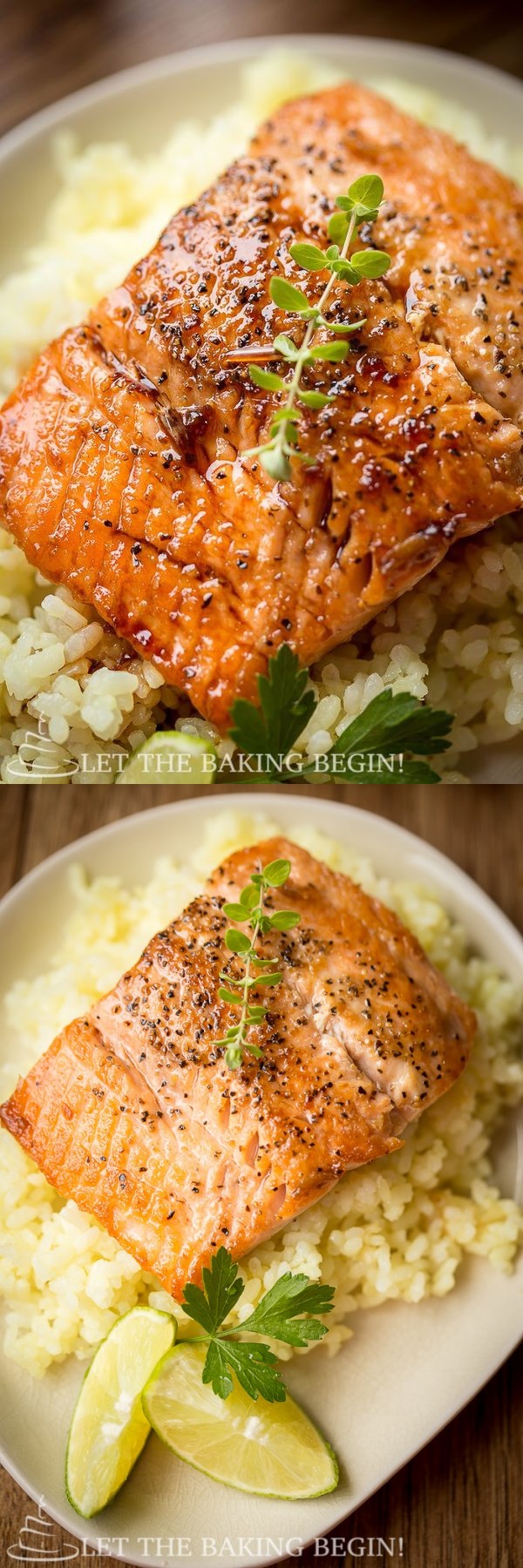 Garlic Ginger Glazed Salmon