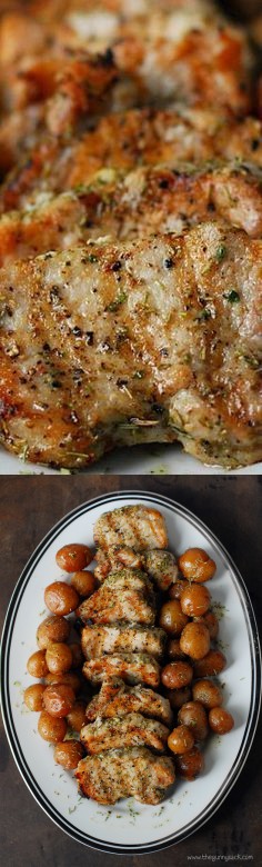 Garlic Rosemary Pork Tenderloin