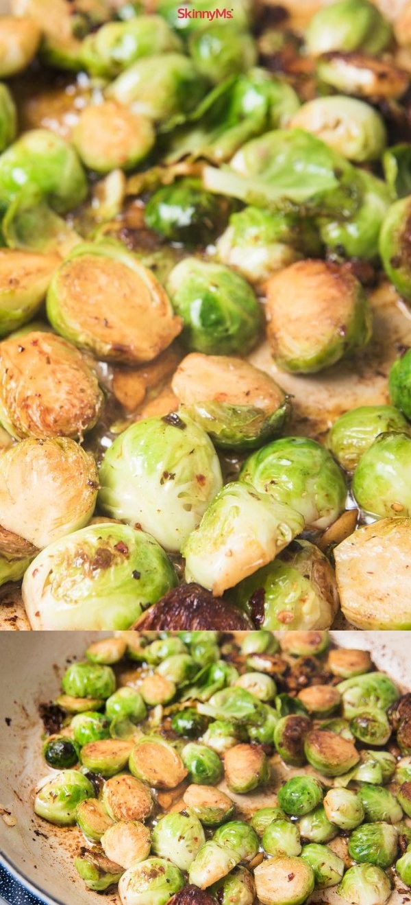 Garlic Sautéed Brussels Sprouts