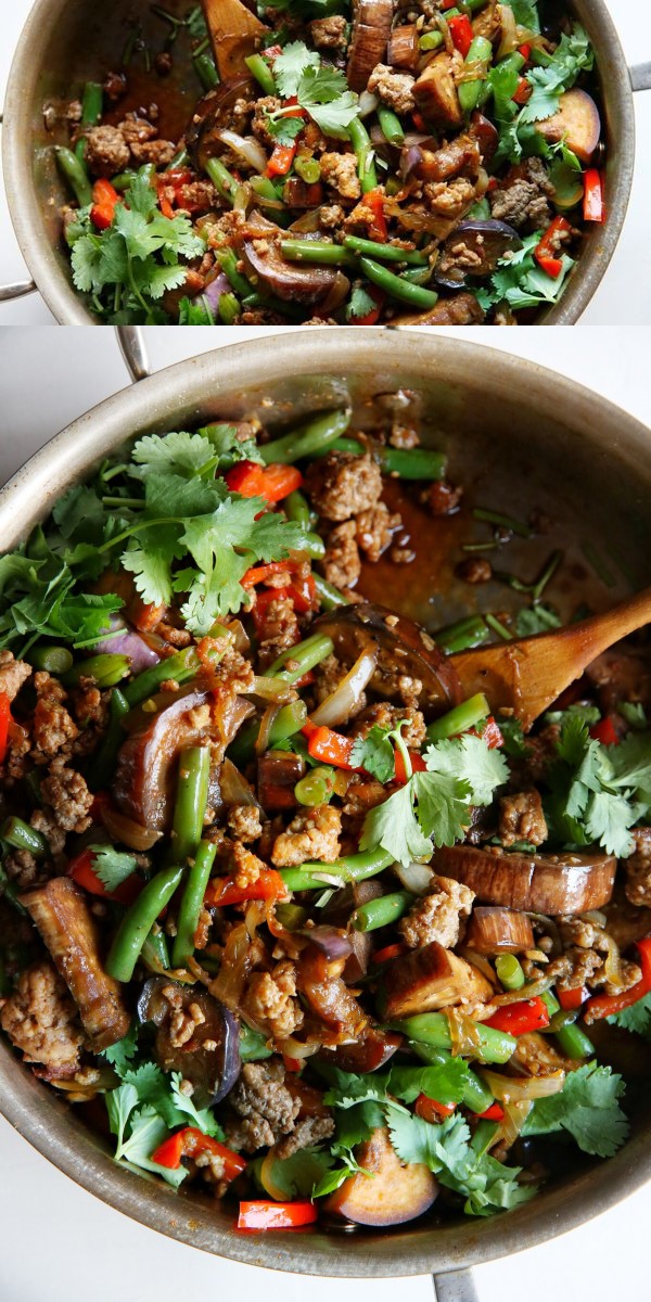 Garlic Sriracha Pork Stir Fry