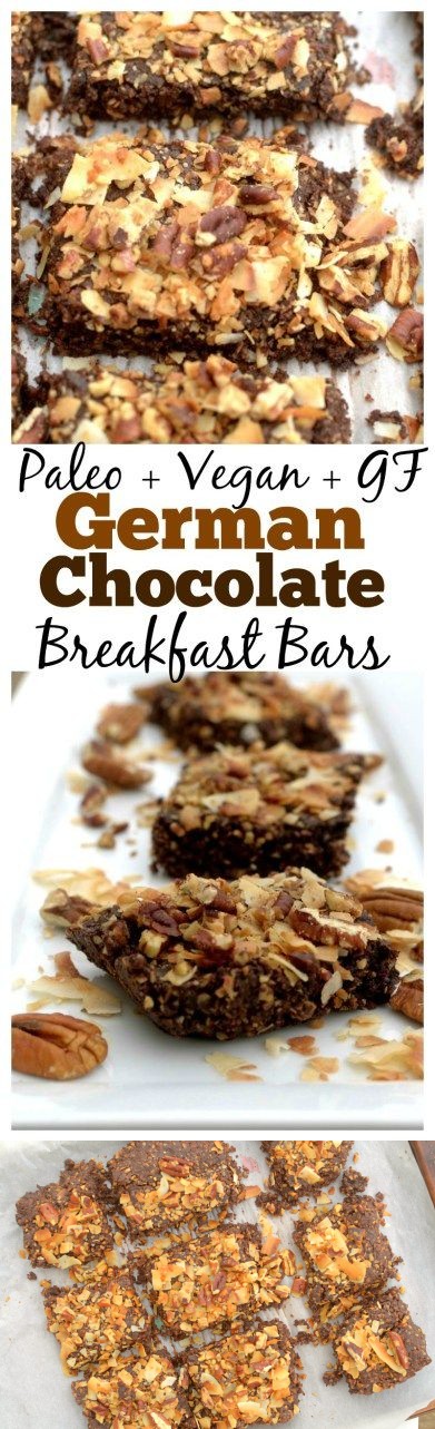 German Chocolate Cake Breakfast Bars