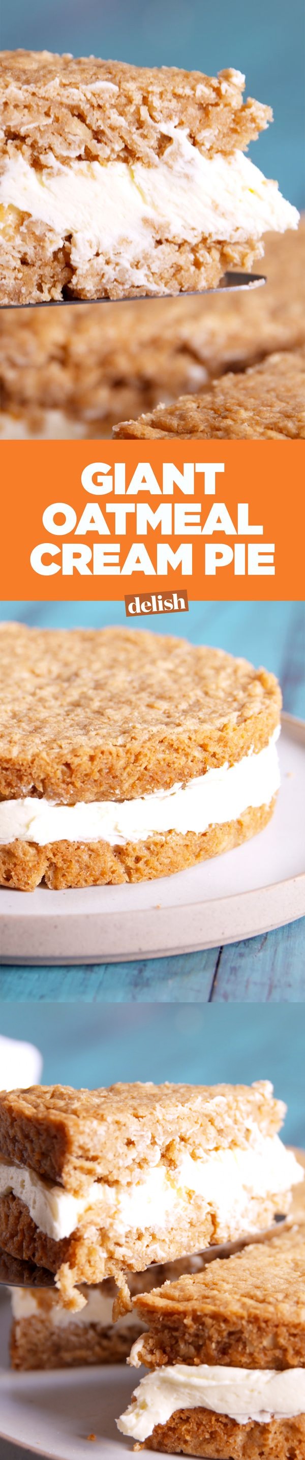 Giant Oatmeal Cream Pie