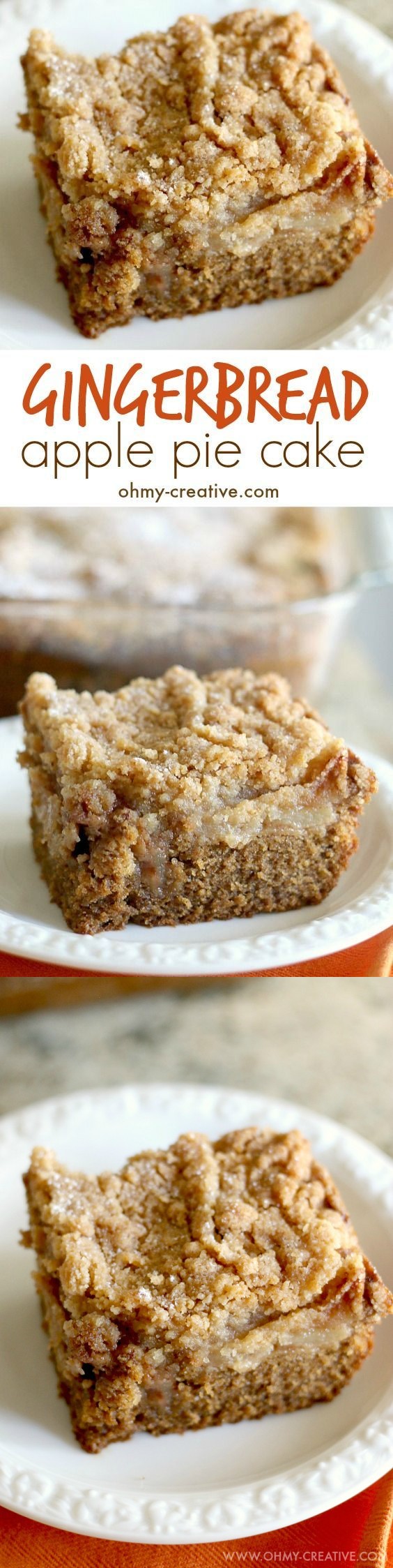 Gingerbread Apple Pie Cake