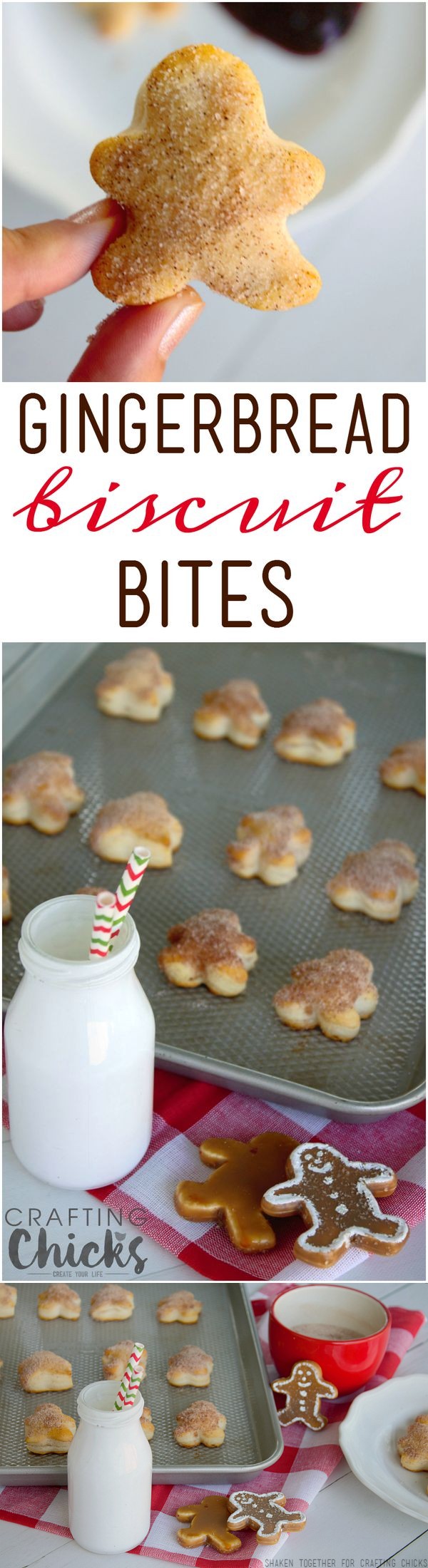 Gingerbread Biscuit Bites - A Holiday Breakfast