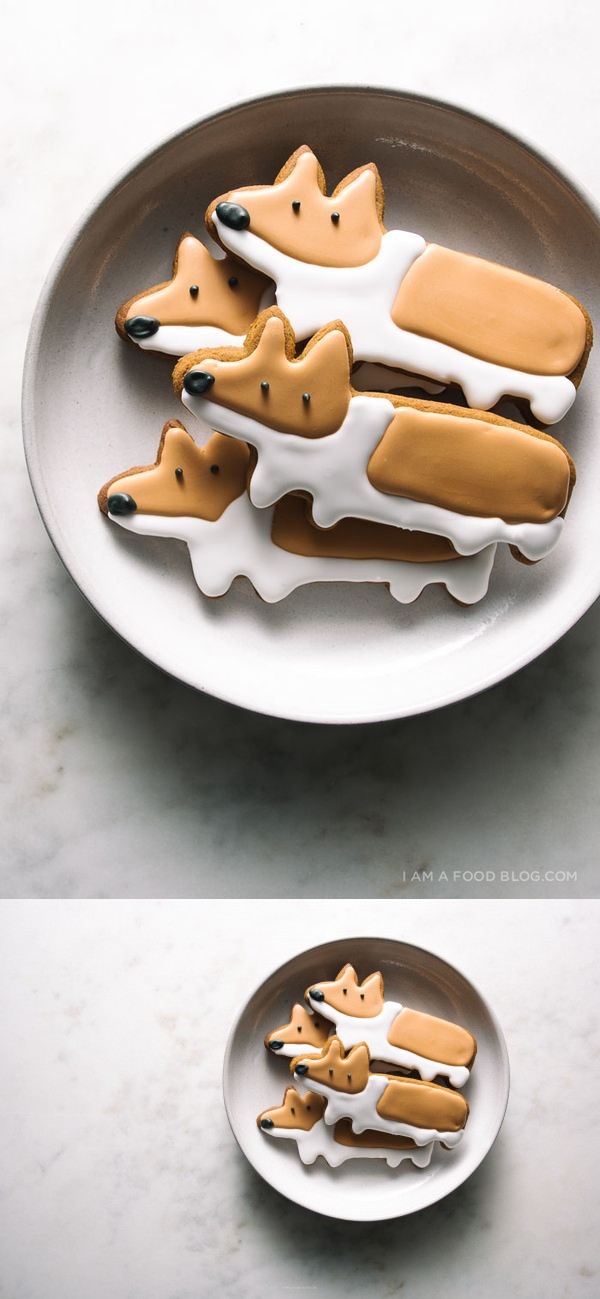 Gingerbread Corgi Cookie