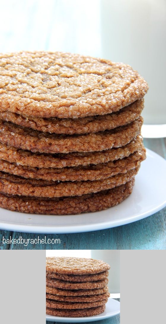 Gingersnap Crinkle Cookies