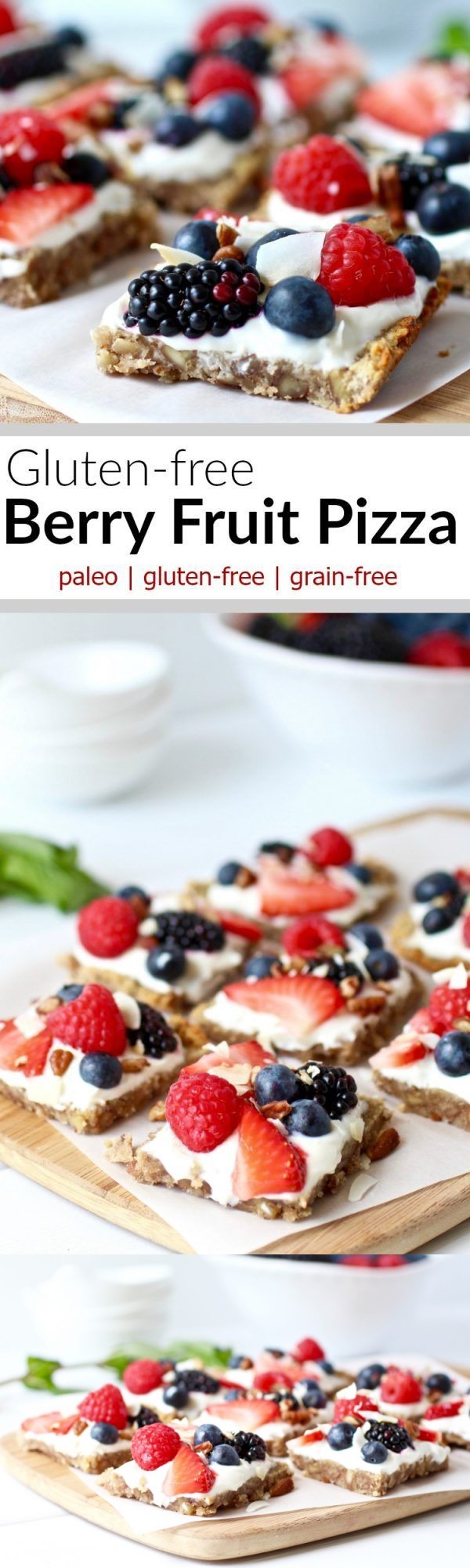 Gluten-free Berry Fruit Pizza