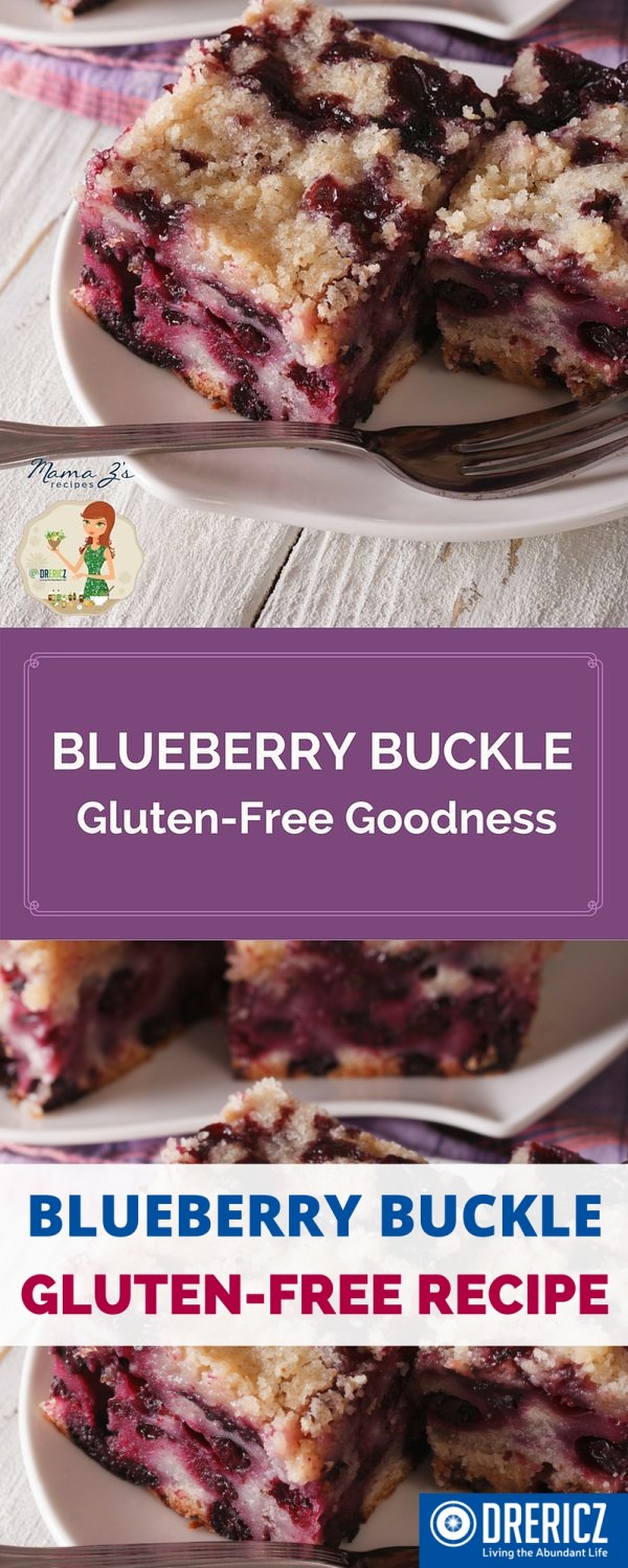 Gluten Free Blueberry Buckle