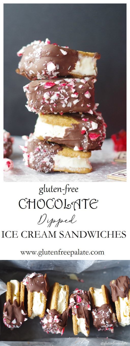 Gluten-Free Chocolate Dipped Ice Cream Sandwiches