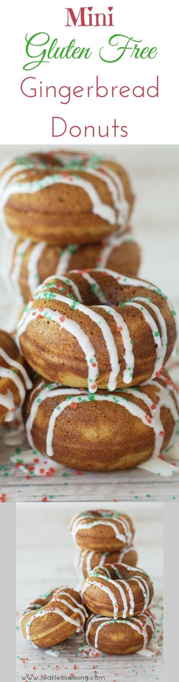 Gluten Free Gingerbread Donuts