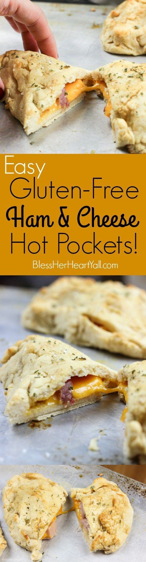 Gluten-Free Ham and Cheese Hot Pockets