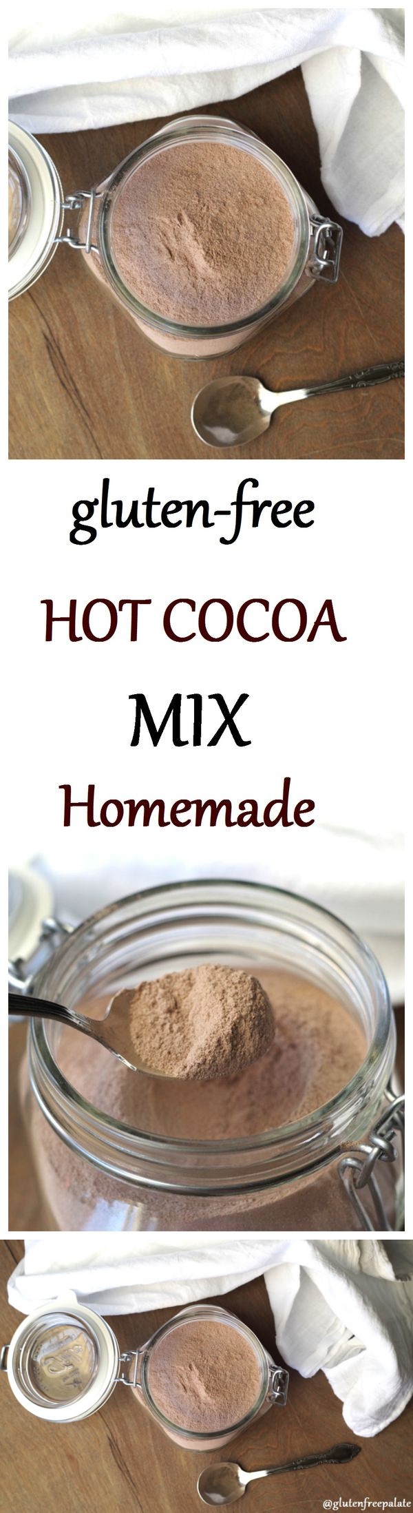 Gluten-Free Hot Cocoa Mix with a Dairy-Free Option (5 Ingredients