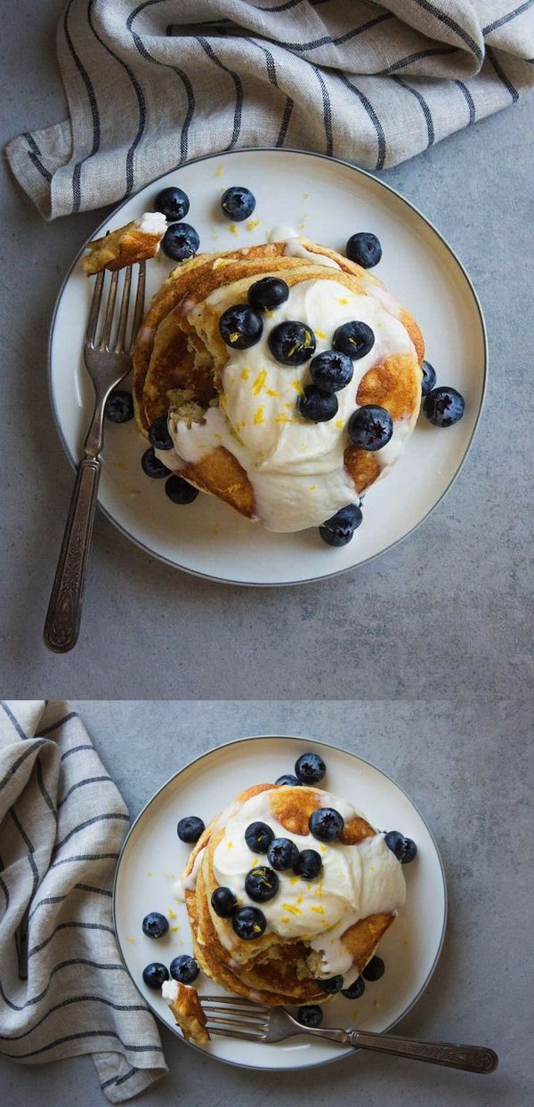 Gluten-Free Lemon Ricotta Pancakes