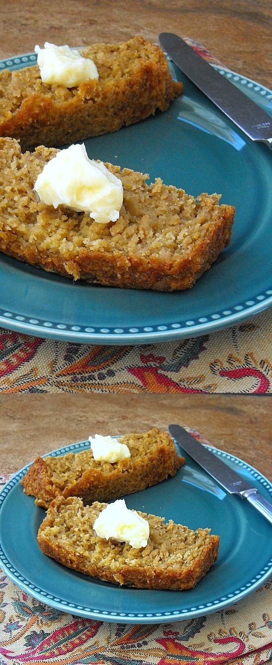 Gluten Free Oatmeal Bread with Honey Butter