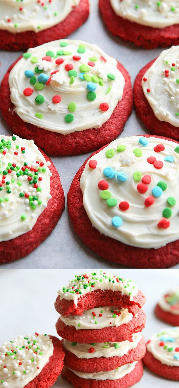 Gluten Free Red Velvet Sugar Cookies