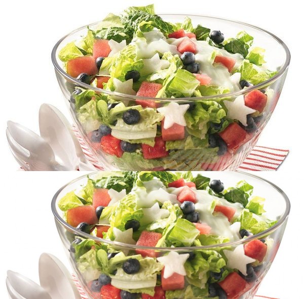 Gluten-Free Red, White and Blueberry Salad