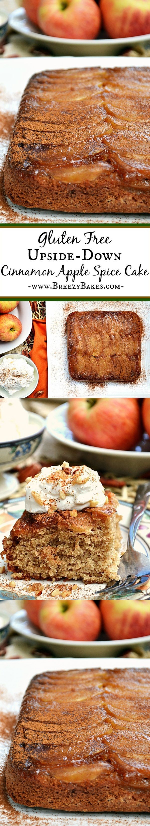 Gluten Free Upside Down Apple Spice Cake