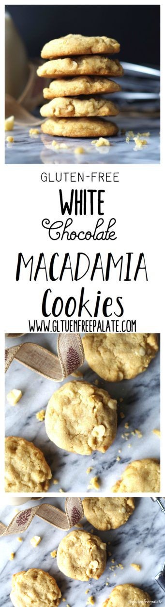 Gluten-Free White Chocolate Macadamia Cookies