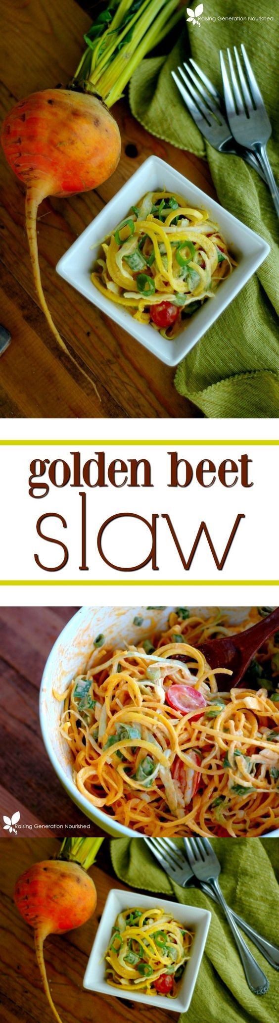 Golden Beet Slaw