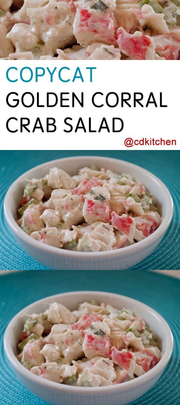 Golden Corral Crab Salad