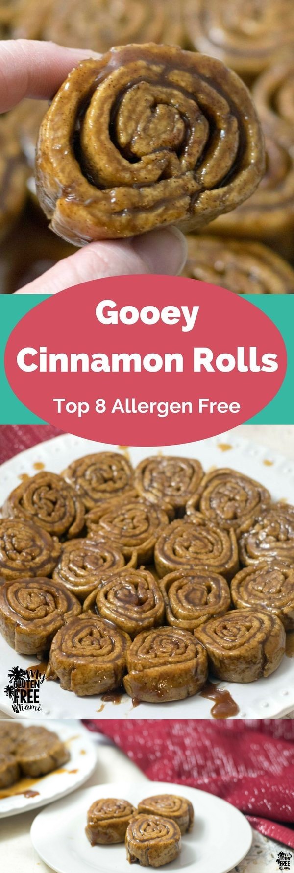 Gooey Cinnamon Rolls- Top 8 Allergen Free