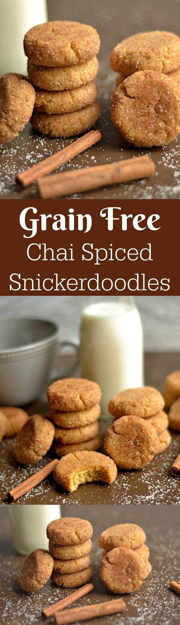 Grain-Free Chai Spiced Snickerdoodles (Paleo