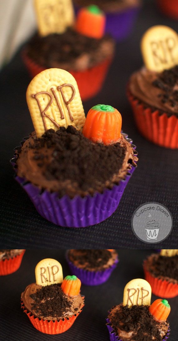 Graveyard Cupcakes