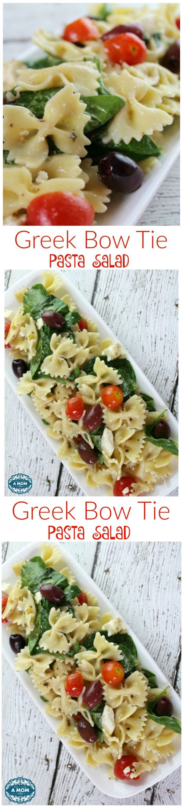 Greek Bow Tie Pasta Salad