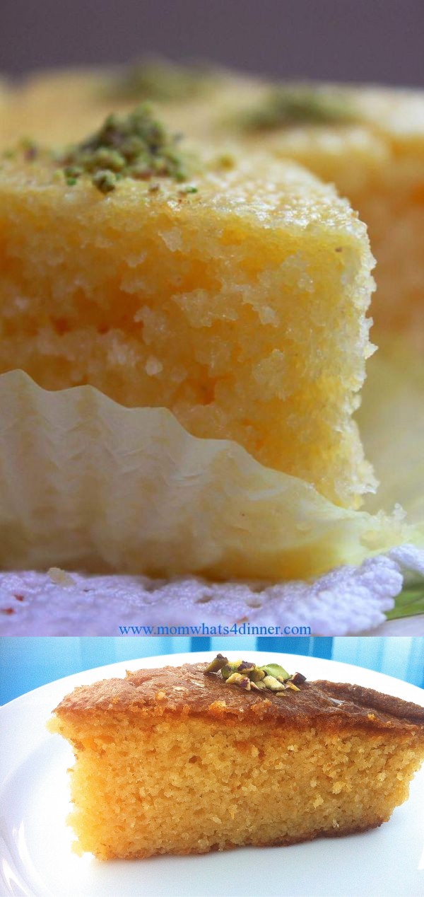 Greek Ravani / Revani recipe (Coconut cake with syrup