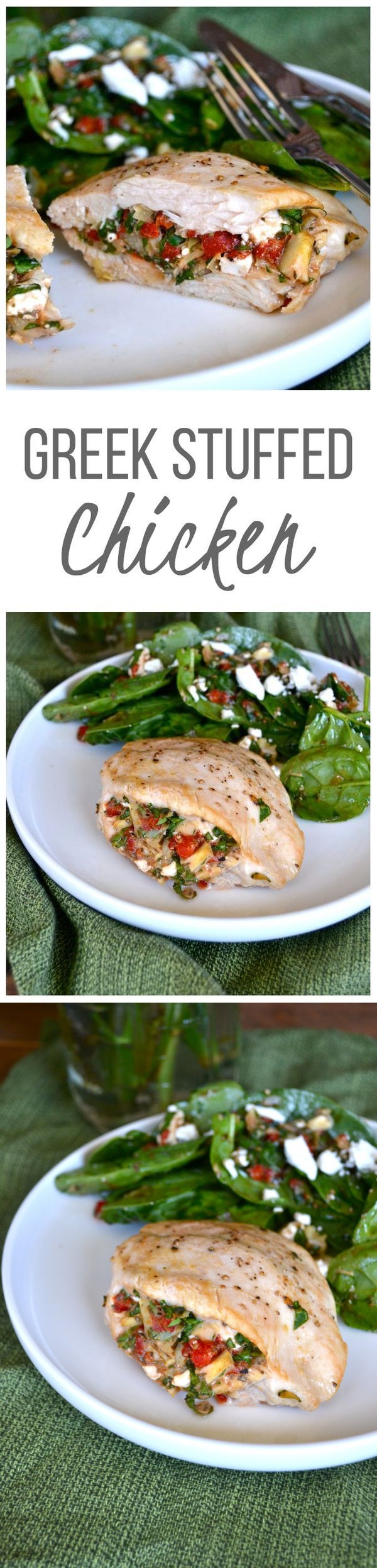 Greek Stuffed Chicken