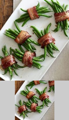 Green Bean Bundles with Bacon and Brown Sugar