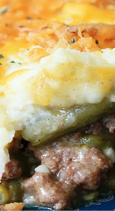 Green Bean Casserole Shepherd's Pie