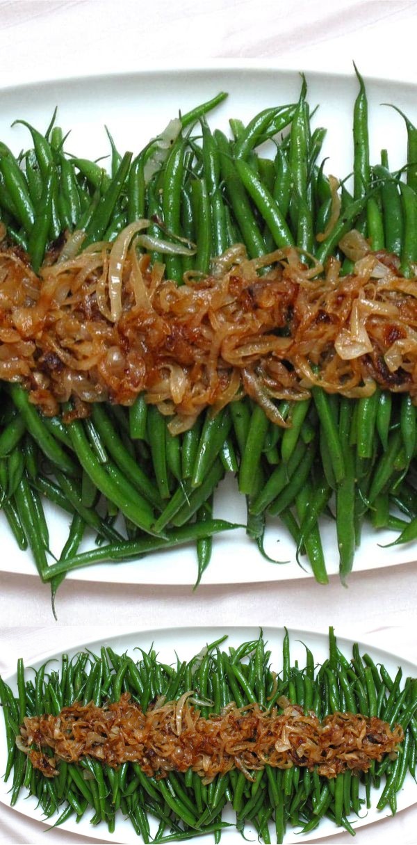 Green Beans With Caramelized Onions