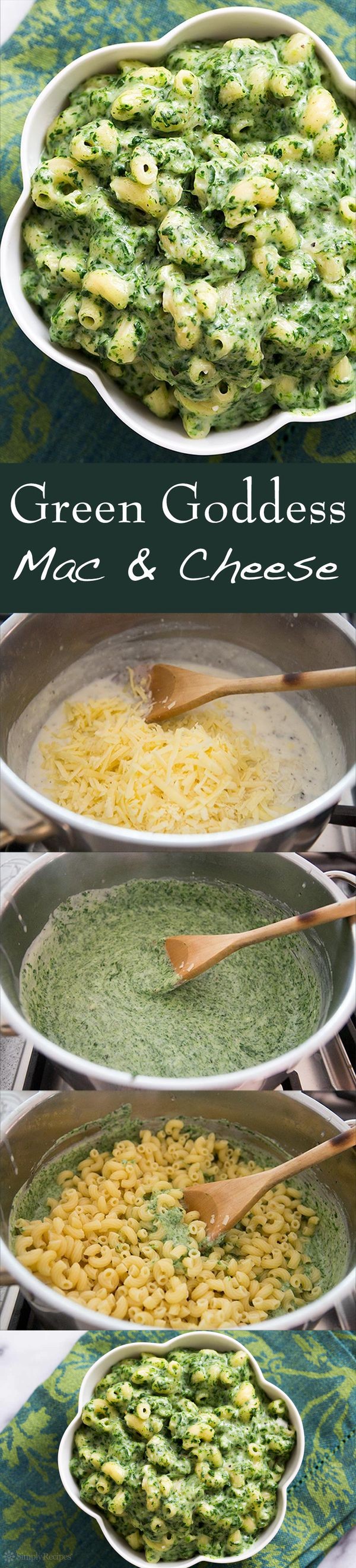 Green Goddess Mac and Cheese