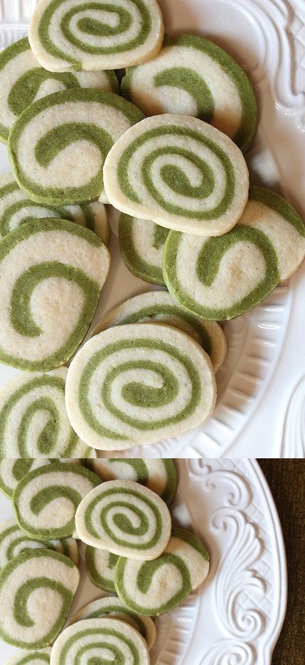 Green Tea Swirl Cookies