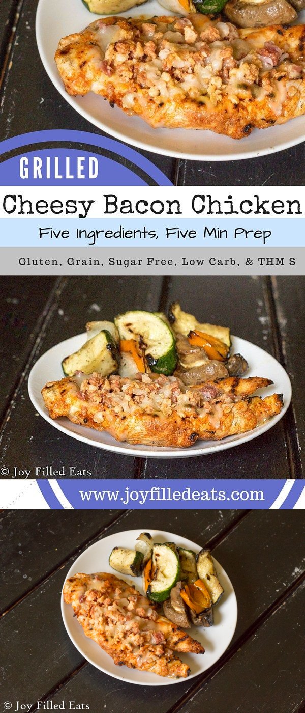 Grilled Cheesy Bacon Chicken