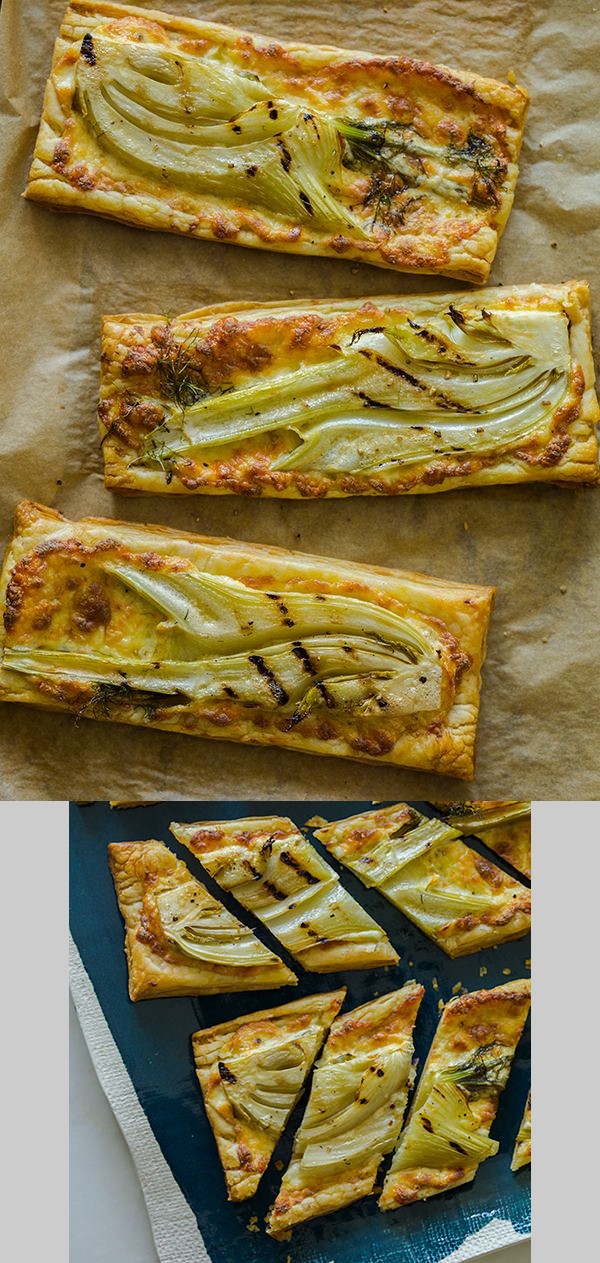 Grilled Fennel Tarts