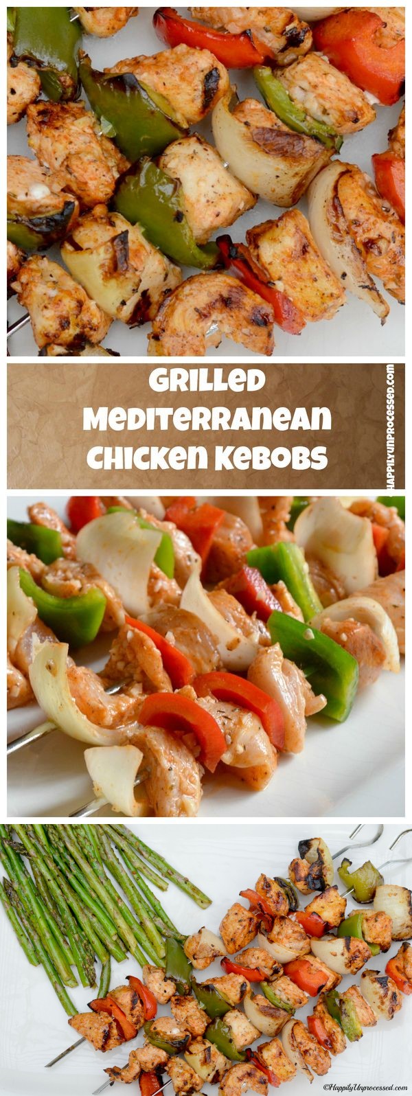 Grilled Mediterranean Chicken Kebobs