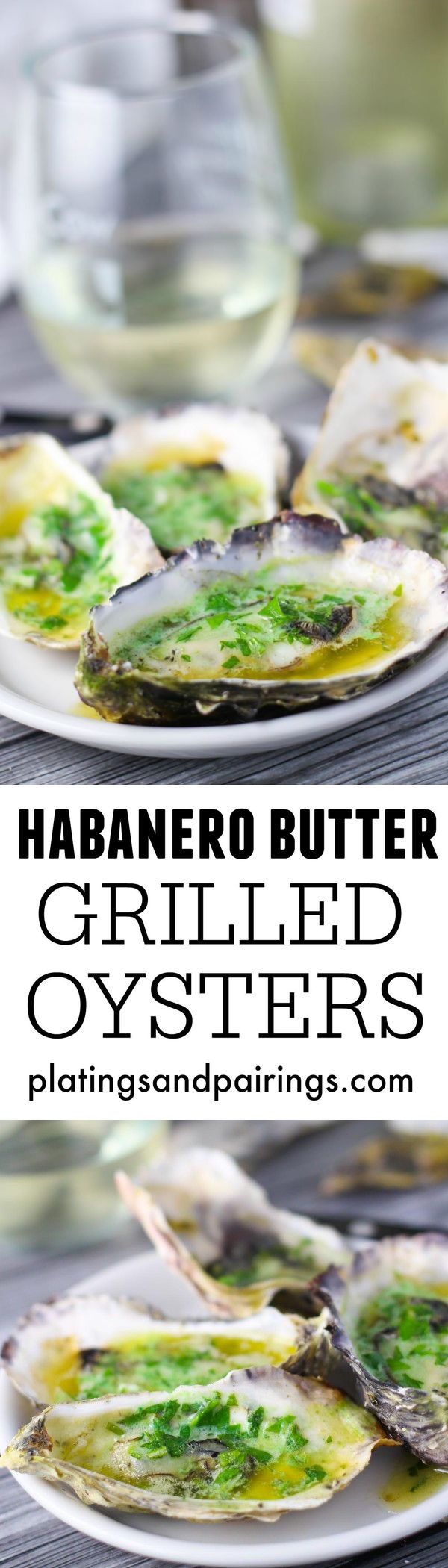 Grilled Oysters with Habanero Butter