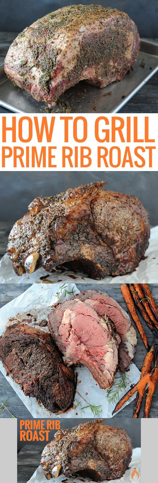 Grilled Prime Rib Roast